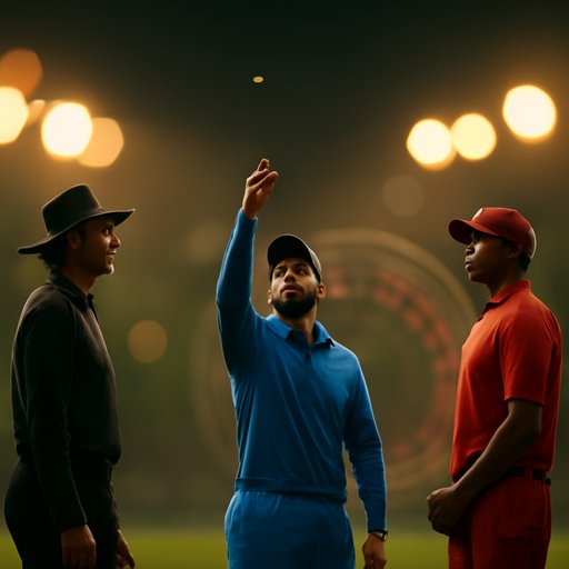 9bbd cricket toss moment in the stadium